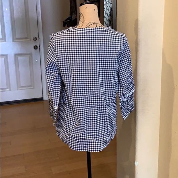 Van Heusen black and white checkered top - Picture 5 of 6